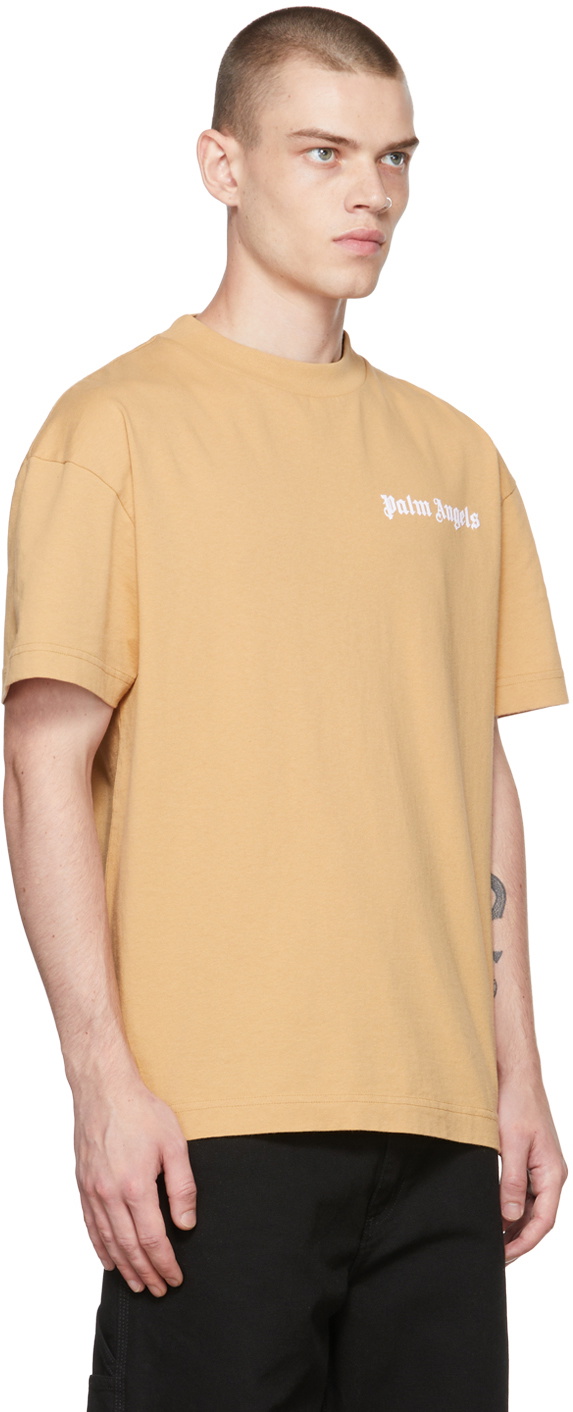 【関税込み】Palm Angels グレー Tシャツ 3枚セット Palm Angels Men's Neck Logo T-Shirt in Grey Palm Angels