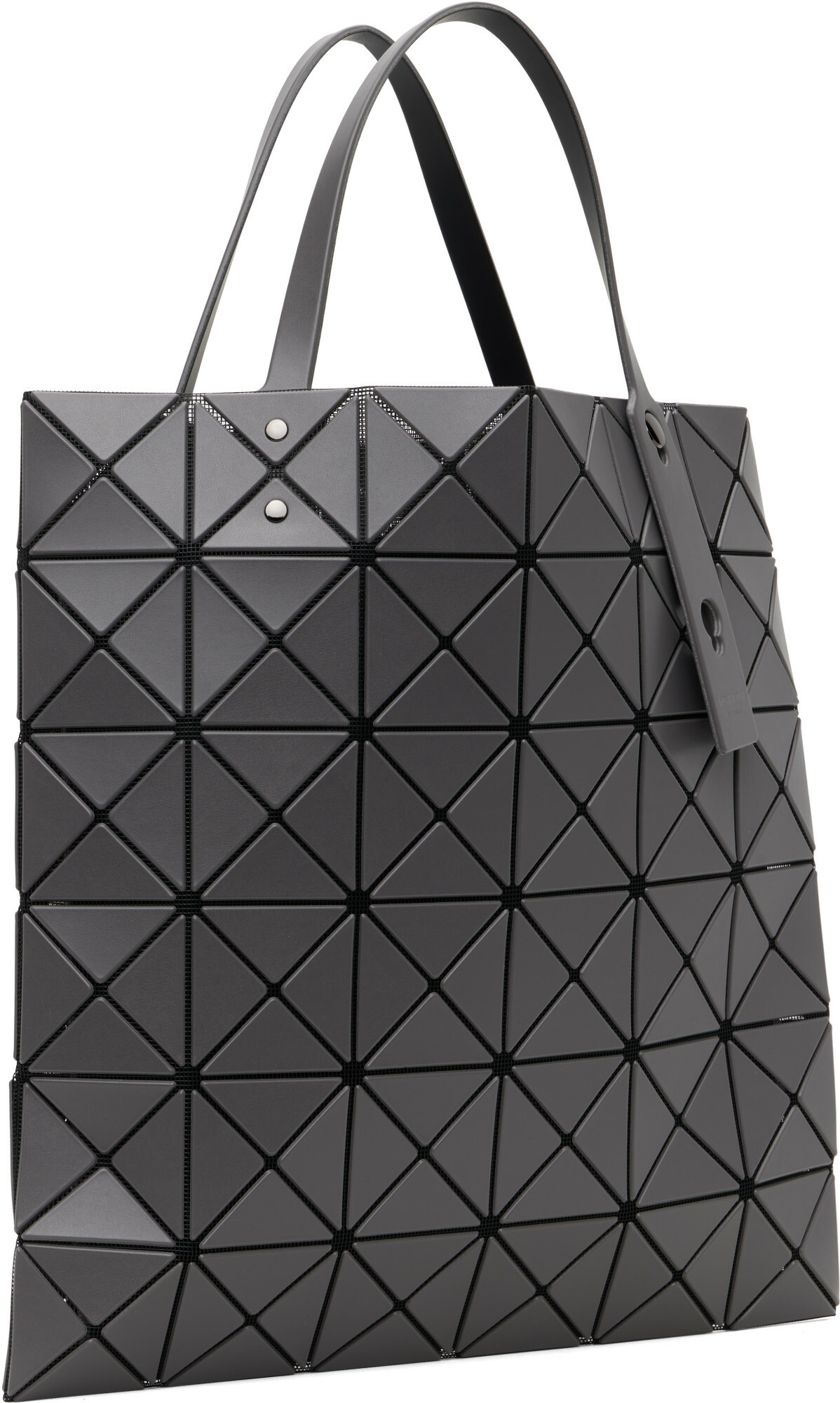 BAO BAO ISSEY MIYAKE Gray Lucent Matte Tote