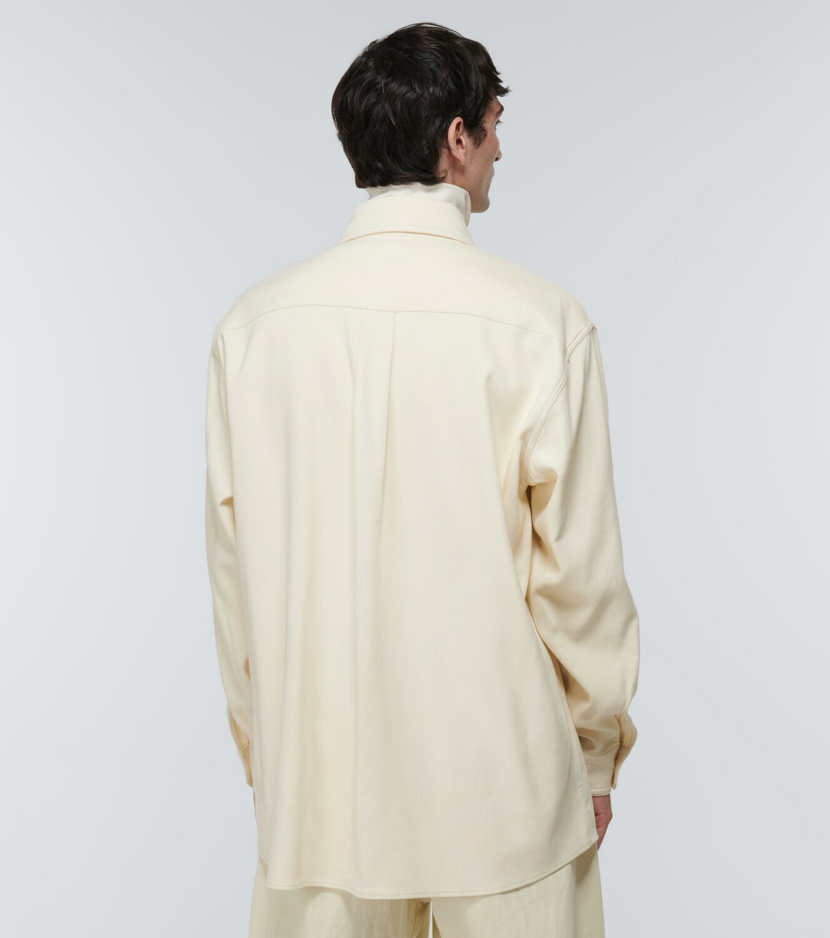 Lemaire - Cotton and wool-blend twill shirt