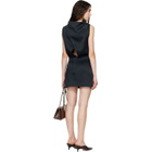 KHAITE Black Astor Minidress