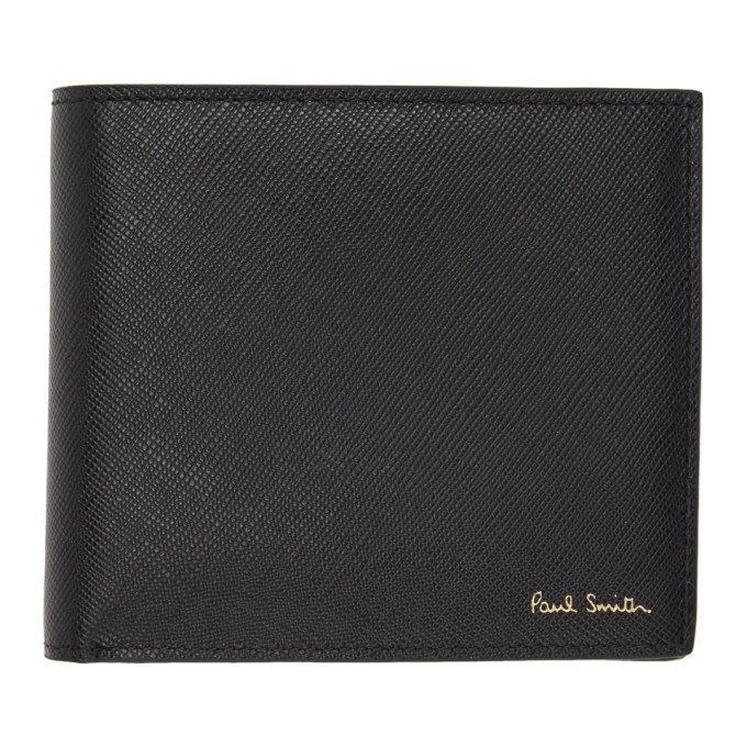 Photo: Paul Smith Black Mini Stripe Print Wallet