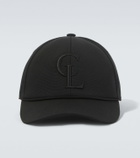 Christian Louboutin Logo cotton canvas baseball cap