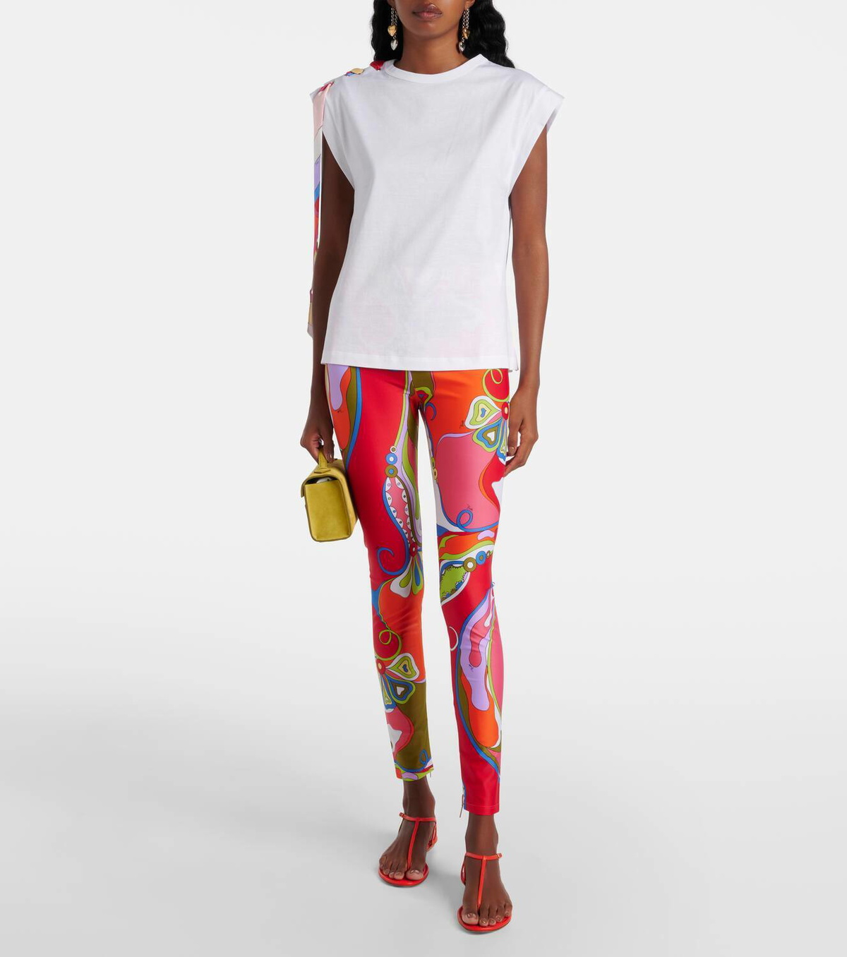 【送料&関税込】Pucci Jacquard Patterned Leggings Printed leggings in multicoloured - Pucci | Mytheresa