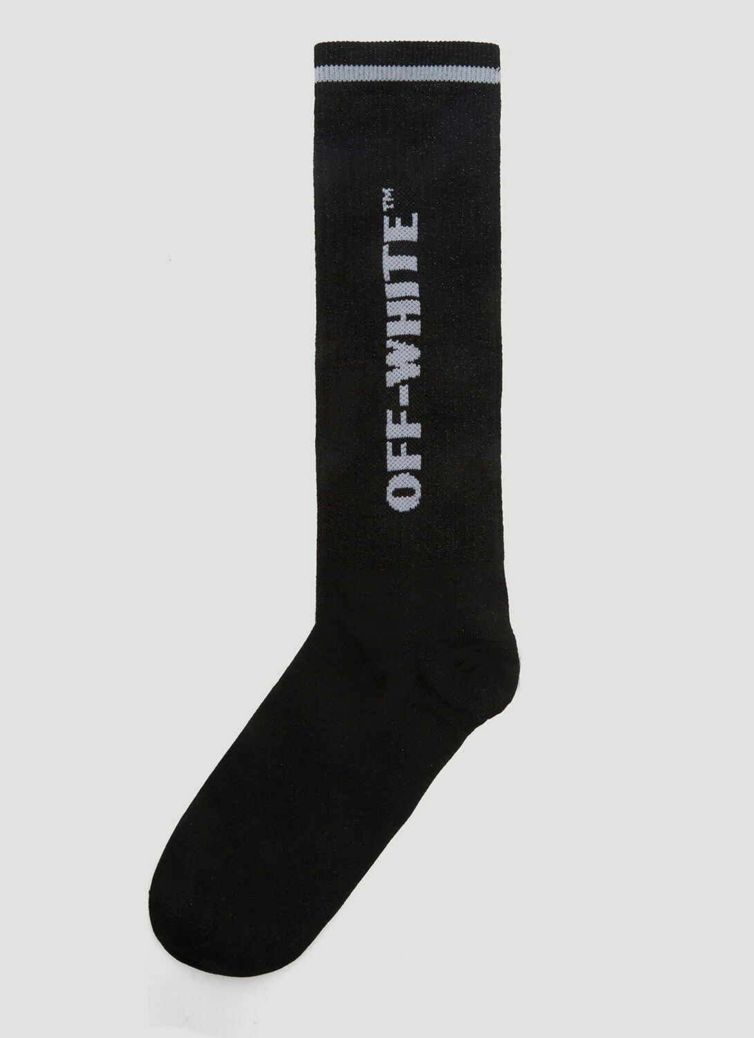 Off-White Lurex Checkerboard Socks