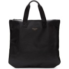 Common Projects Black Leather Utility Tote