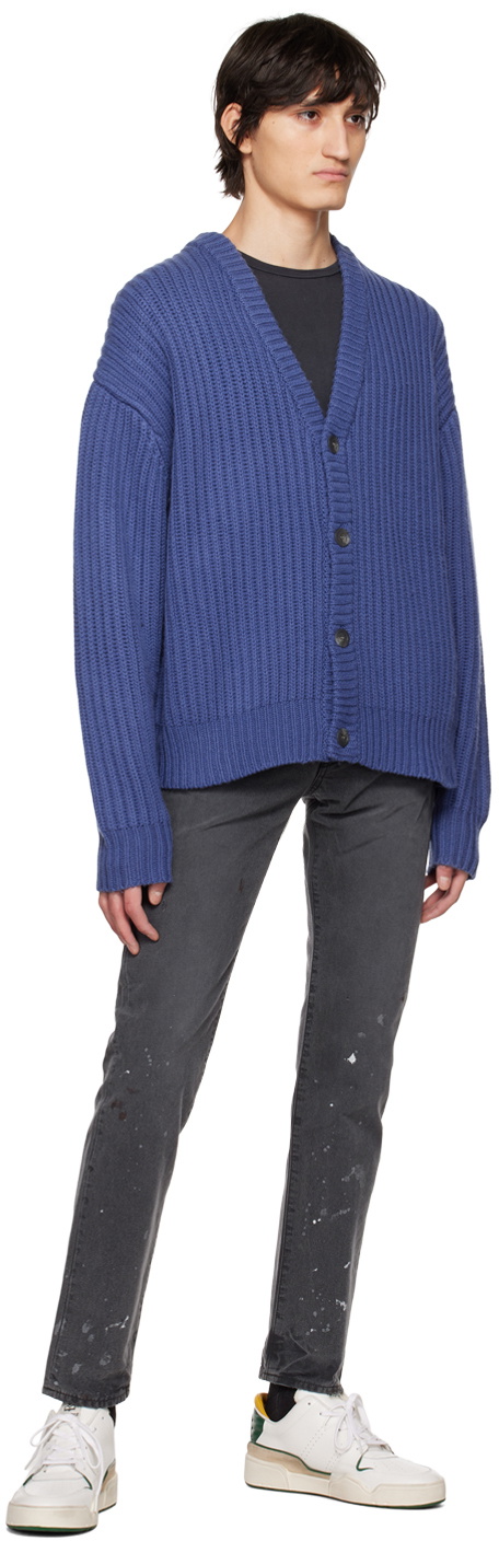 John Elliott Blue Capri Cardigan