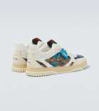 Gucci GG Canvas leather-trimmed sneakers
