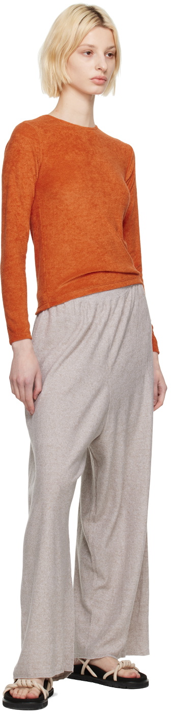 BASERANGE Omo Long Sleeve in Tara Orange-