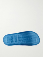 Balenciaga - Logo-Embossed Rubber Slides - Blue