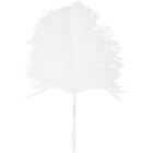 Maison Margiela White Line 13 Ostrich Feather Pen