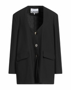 Ganni Womens Blazer in Black