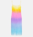 Costarellos Cruz embellished minidress