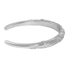 Dear Letterman Silver Aqal Bangle Bracelet