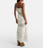 Isabel Marant Souane embroidered cotton-blend maxi dress