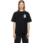 Casablanca Black 'L'Arche' Short Sleeve T‑shirt