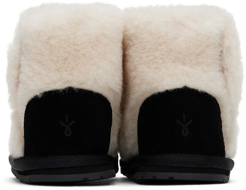 EMU Baby Off-White & Black 'Shaun The Sheep' Pre-Walkers