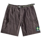 Butter Goods Men's Corduroy Cargo Short in Grey