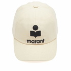 Isabel Marant Men's Tyron Logo Cap in Ecru/Black