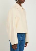Another Tomorrow Cotton Jacket Beige