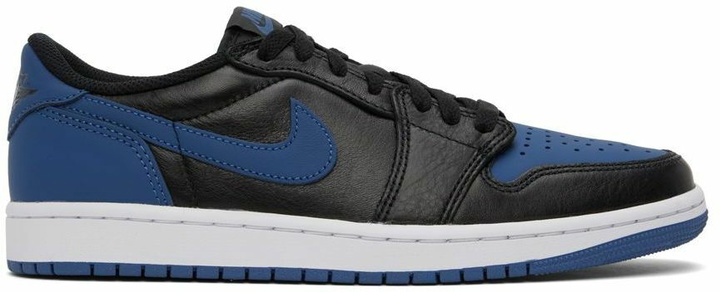 Photo: Nike Jordan Black & Navy Air Jordan 1 Retro Low OG Sneakers