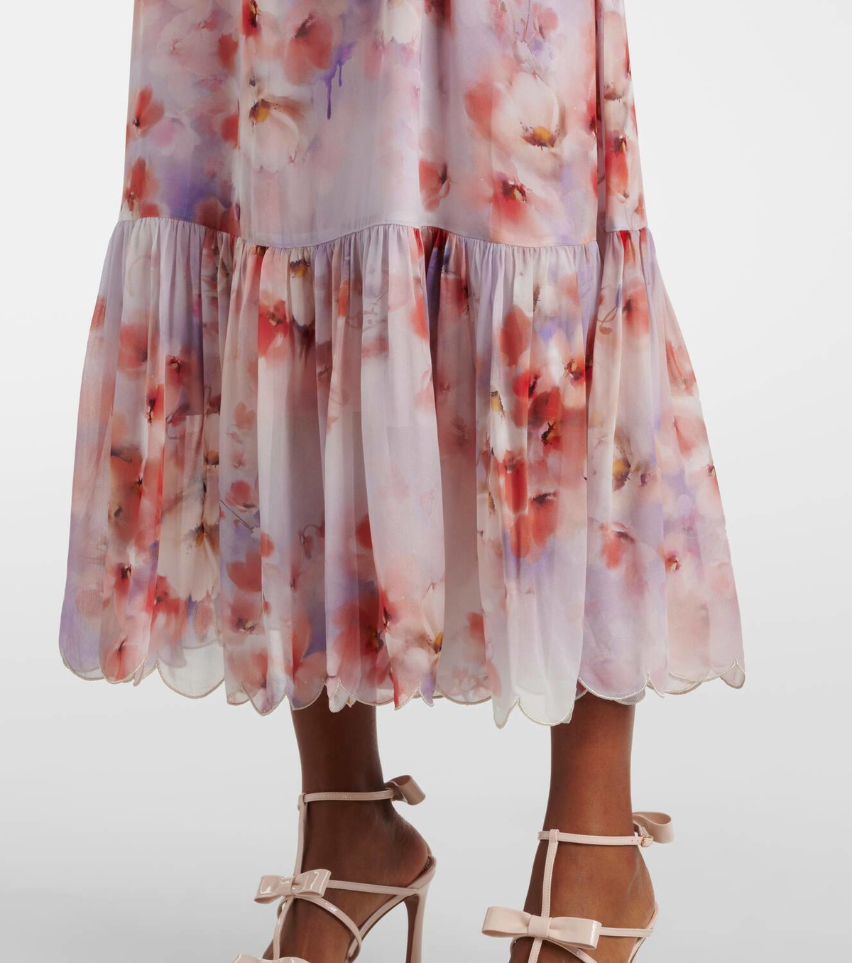 【Zimmermann】CRUSH PICNIC MIDI DRESS コルセット ミディ Crush Picnic Midi Dress Black Online | Zimmermann