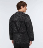 Valentino Mohair and wool-blend cardigan