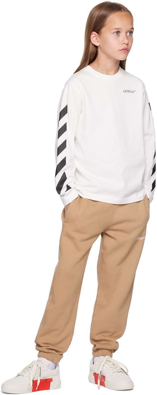 Off-White Kids Beige Industrial Sweatpants