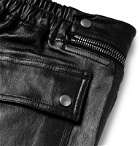 Rick Owens - Slim-Fit Leather Trousers - Black