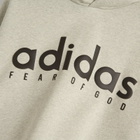 Adidas x FOG adidas x Fear Of God Heather Cotton Fleece Hoodie in Medium Grey Heather