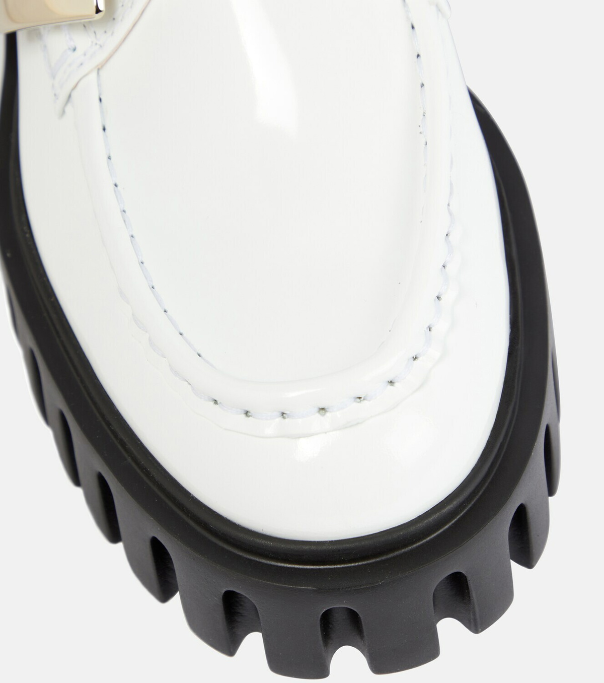 Roger Vivier Viv' Go-Thick patent leather platform loafers