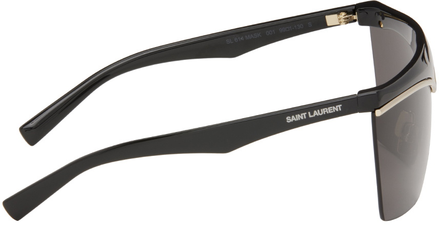 Saint Laurent Black SL 614 Mask Sunglasses Saint Laurent