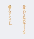 Saint Laurent YSL Paris drop earrings