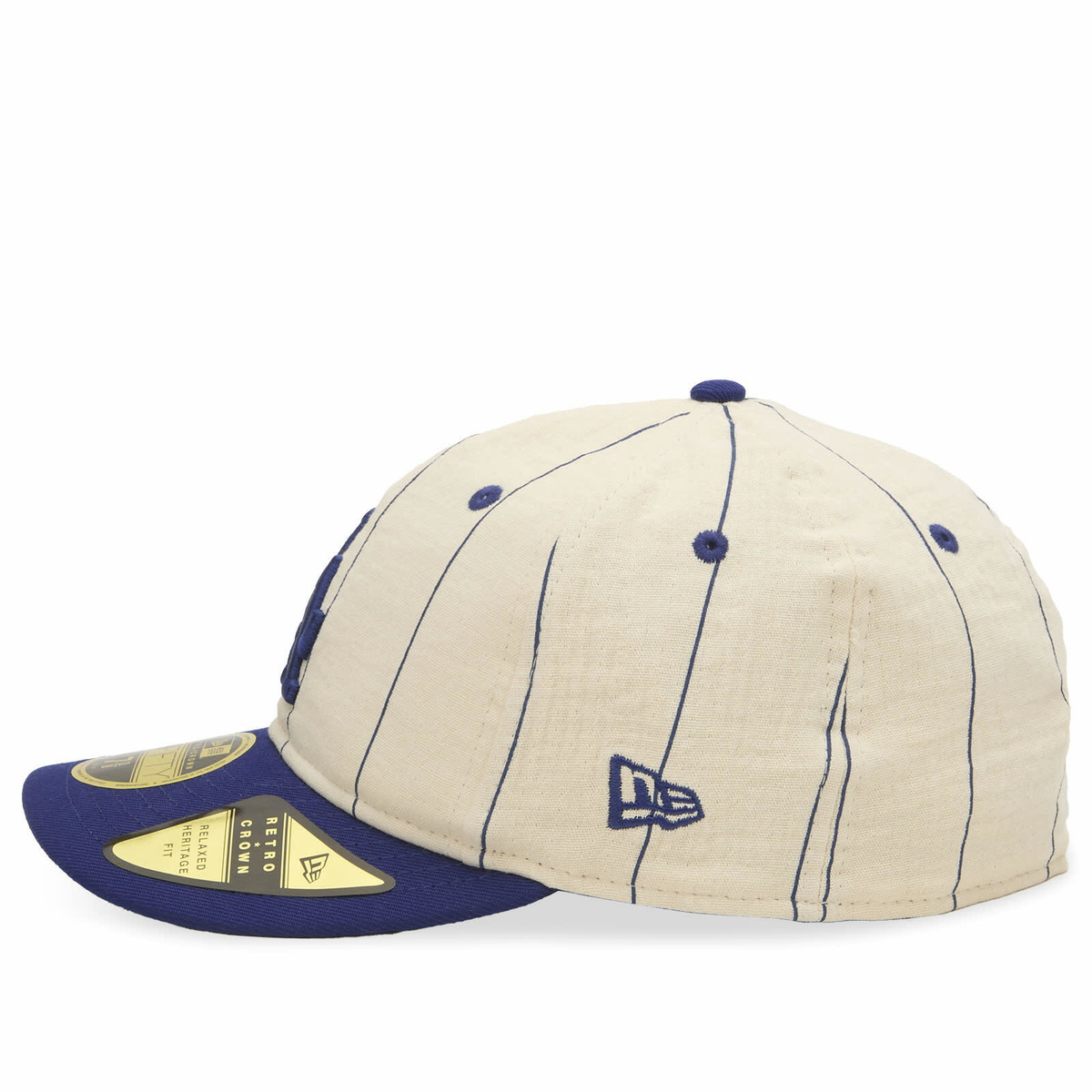 New Era LA Dodgers Linen 59Fifty Cap in Navy