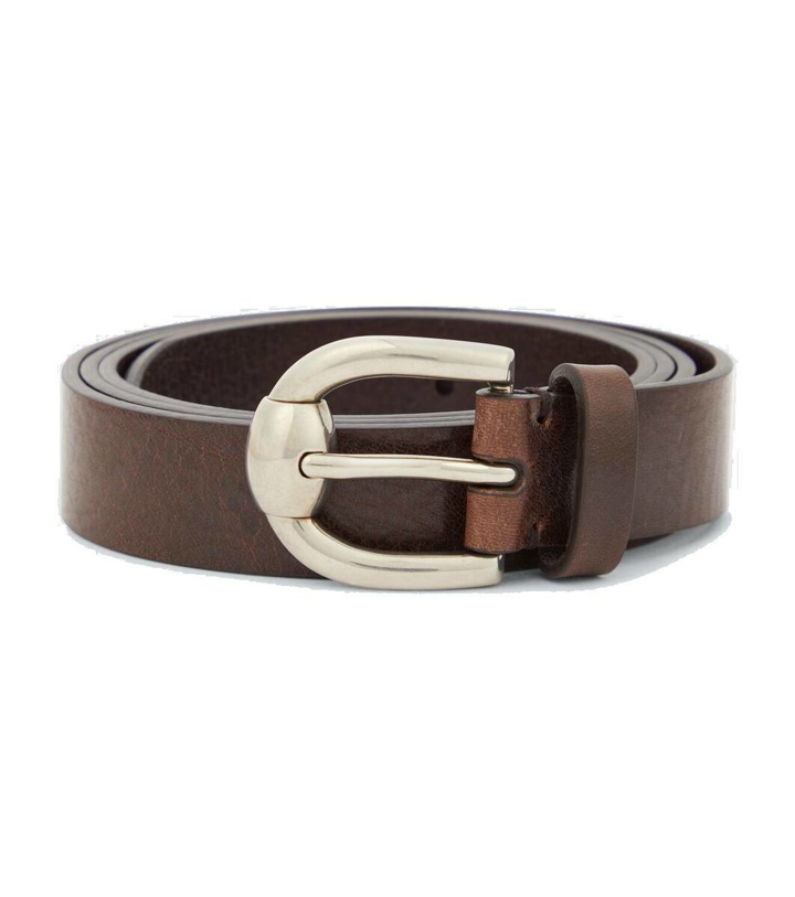 Photo: Brunello Cucinelli Leather belt