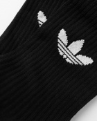 Adidas TREFOIL CREW S 6P Black Mens Sock