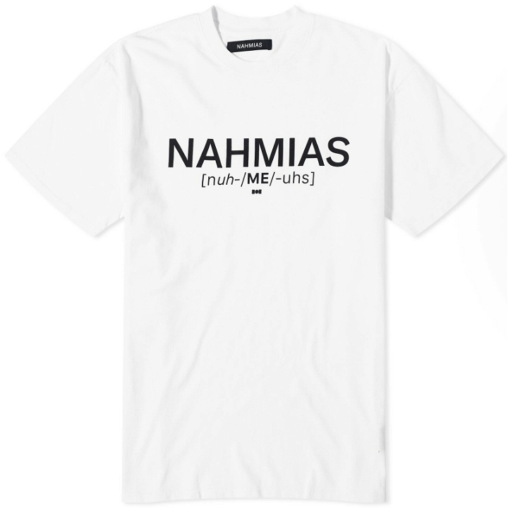 Photo: Nahmias Men's Pronunciation T-Shirt in White