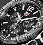 TAG Heuer - Formula 1 Chronograph 43mm Stainless Steel and Rubber Watch - Black
