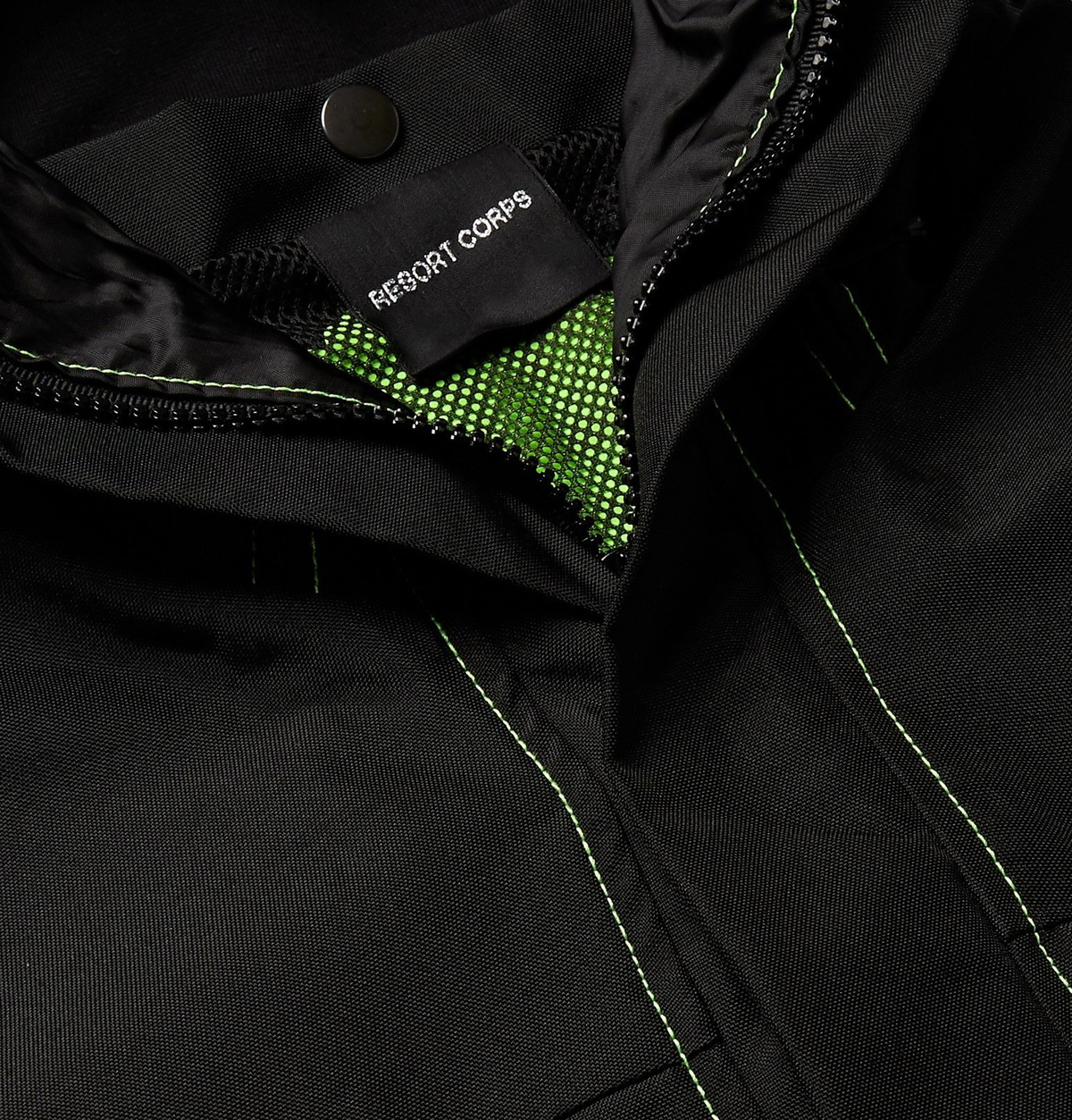 Resort Corps - Exoskeleton Canvas Hooded Jacket - Black
