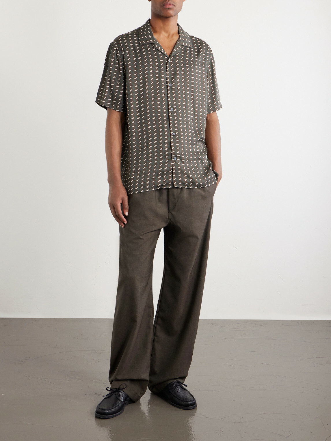 Mr P. - Wiggle Printed Shirt - Green