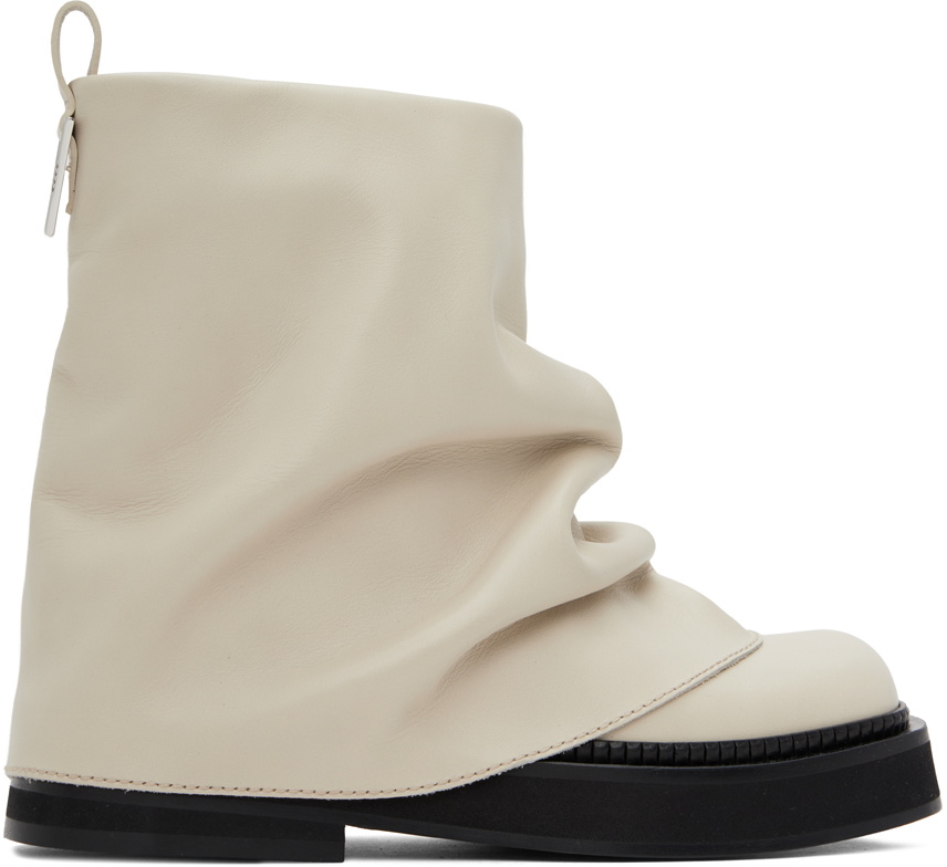【税関/送料込】THE ATTICO ★ 「ロビンOTK」ブーツ The Attico Robin leather ankle boots The Attico