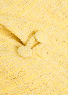 Liberowe Agnes Tweed Mini Dress Yellow