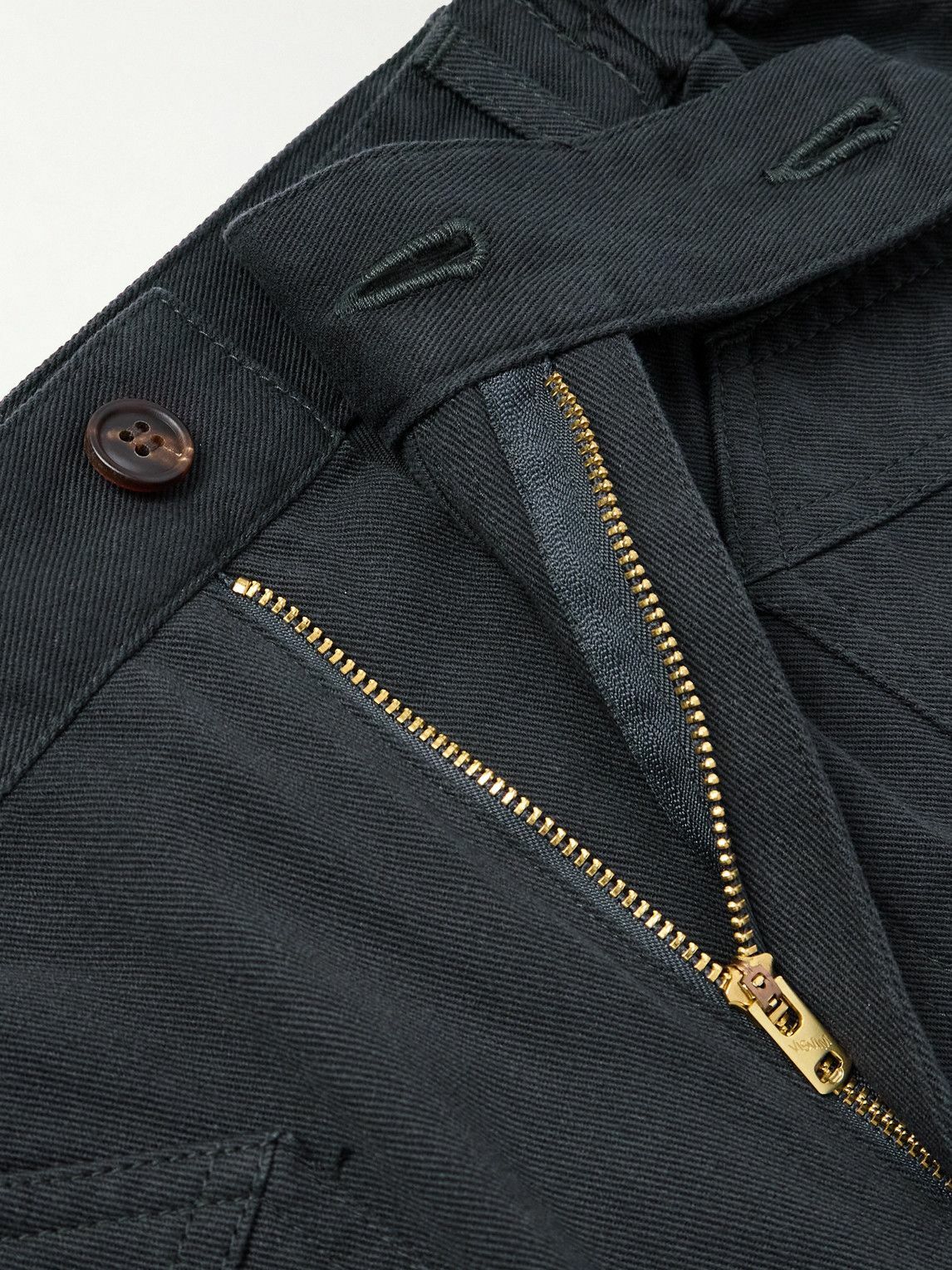 Visvim - Carrol Tapered Cotton-Twill Trousers - Blue