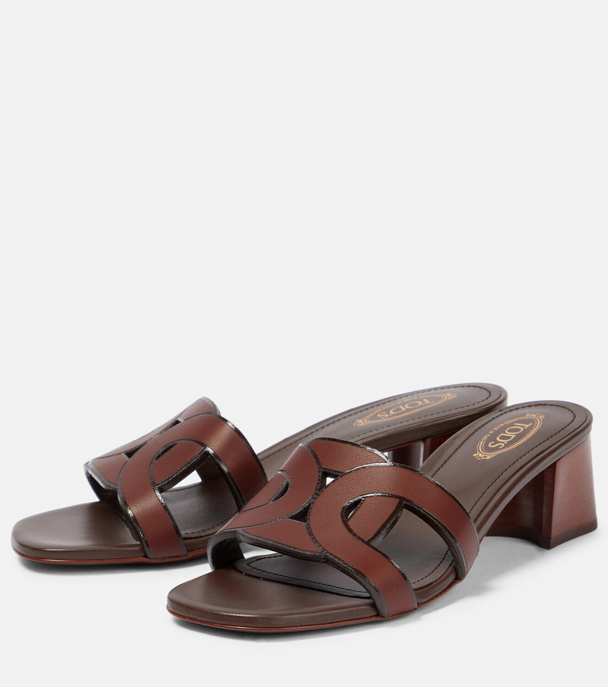 Tod's mules hot sale in leather