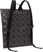 Bao Bao Issey Miyake Gray Flat Pack Backpack