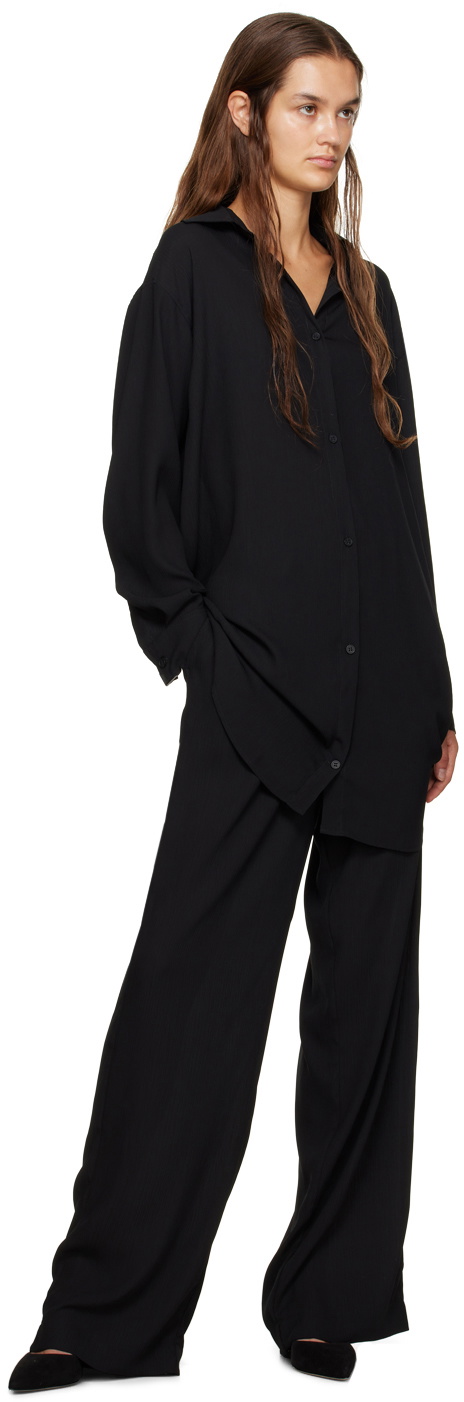Han Kjobenhavn Black Fluid Shirt