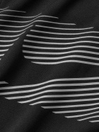 Nike Running - Miler Flash Logo-Print Appliquéd Dri-FIT Mesh Tank Top - Black