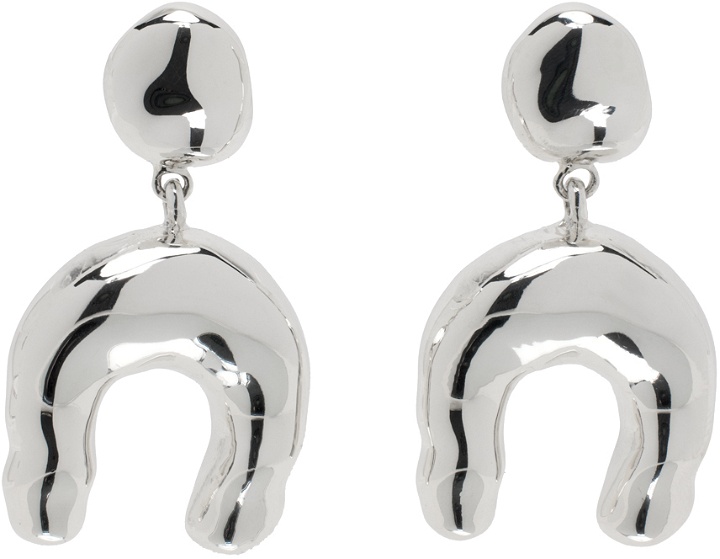 Photo: AGMES Silver Wishbone Earrings