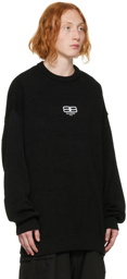 Balenciaga Black BB Paris Icon Sweater