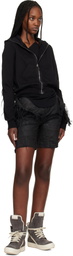 Rick Owens DRKSHDW Black Temple Small Hoodie
