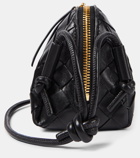 Bottega Veneta Concert Mini Intrecciato leather pouch